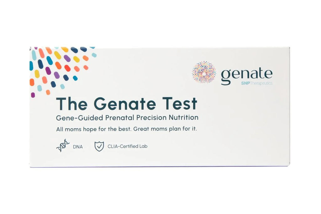 The Genate Test + Essential Prenatal Multivitamin + DHA Subscription
